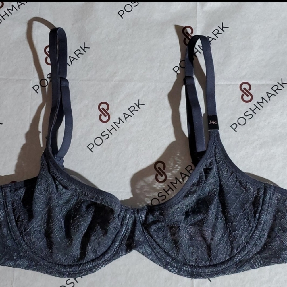 Victoria's Secret Wired Lace Bra 34C NWT